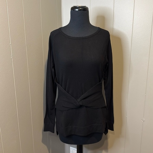 NWT Donna Karan Women’s Small Long Sleeve Sweater Stomach...